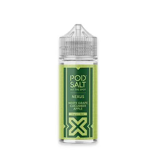 Pod Salt Nexus White Grape Cucumber Apple 100ml Shortfill