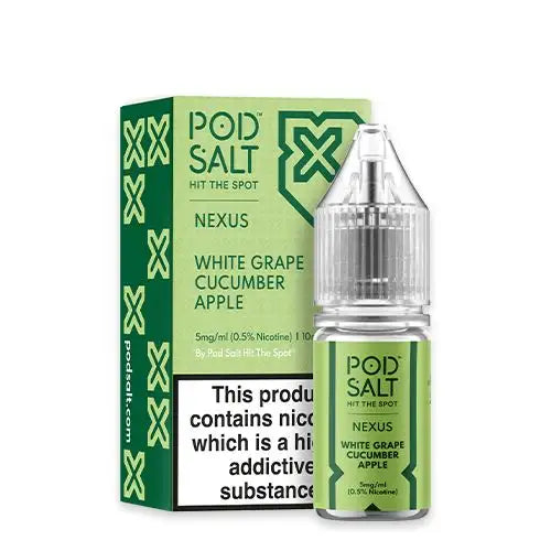 Pod Salt Nexus White Grape Cucumber Apple Nic Salt
