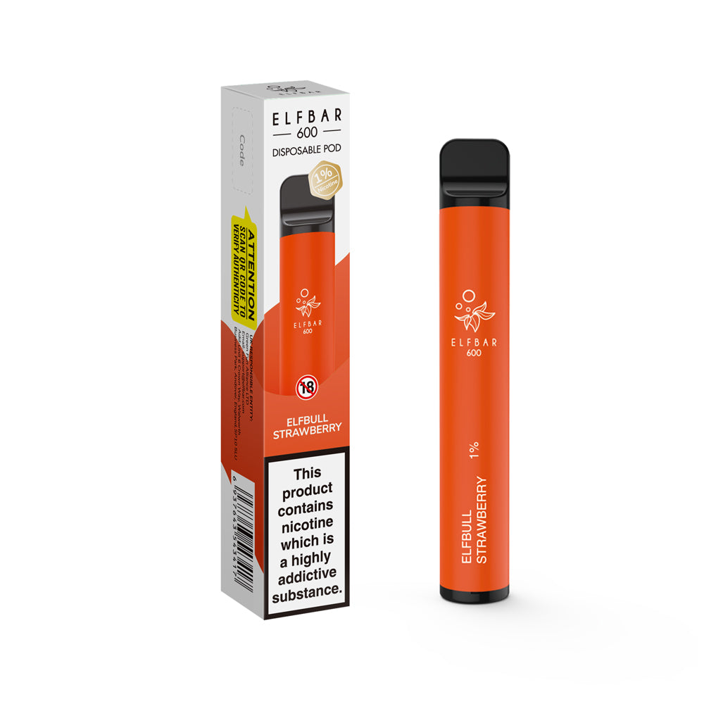 ELFBAR 600 Disposable Vape - 10mg Nicotine Strength - 550mAh Battery