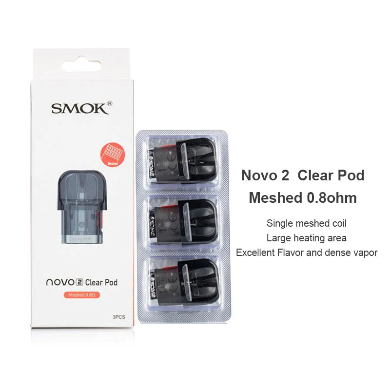 Smok Novo 2 Replacement Pods - Pack of 3 - MTL Vaping