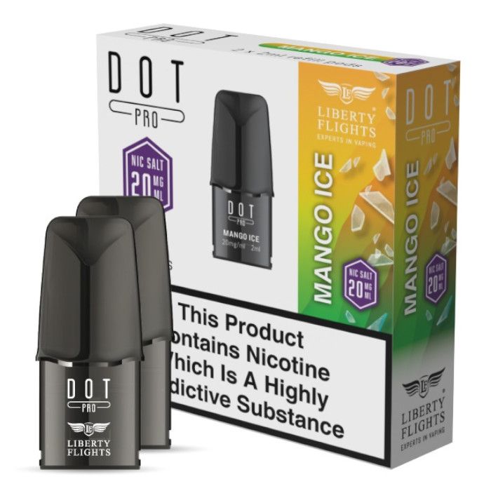 Dot Pro Pods - Twin Pack (Liberty Flights) - 20mg Nicotine Strength