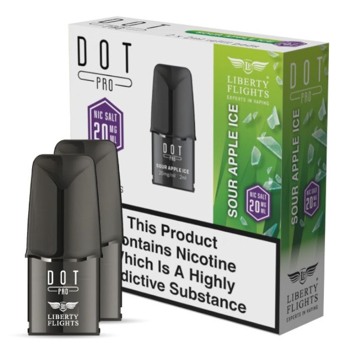 Dot Pro Pods - Twin Pack (Liberty Flights) - 20mg Nicotine Strength