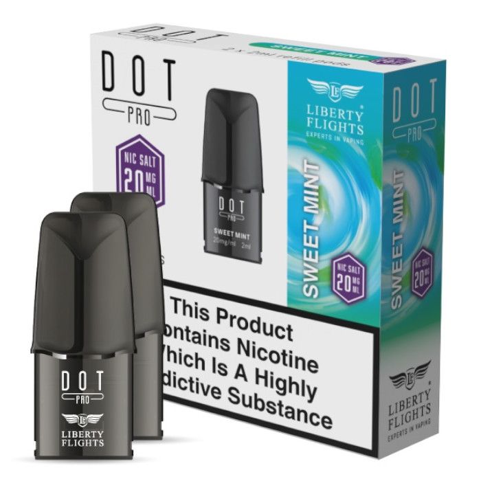 Dot Pro Pods - Twin Pack (Liberty Flights) - 20mg Nicotine Strength