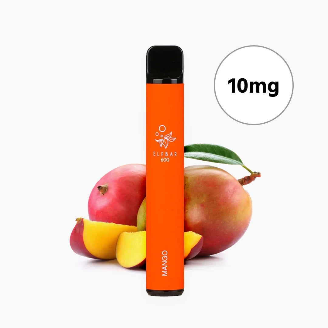 ELFBAR 600 Disposable Vape - 10mg Nicotine Strength - 550mAh Battery
