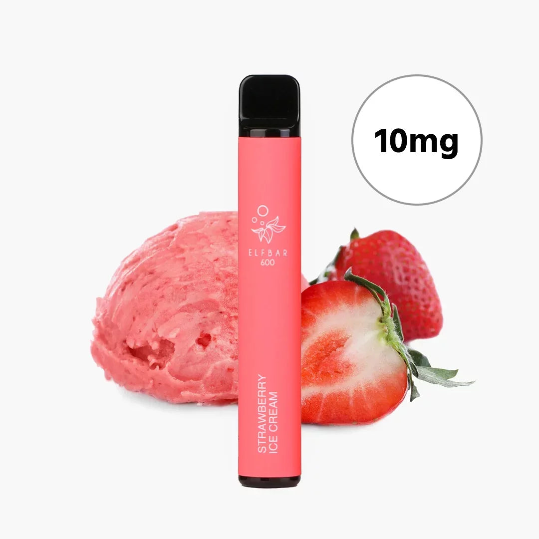 ELFBAR 600 Disposable Vape - 10mg Nicotine Strength - 550mAh Battery
