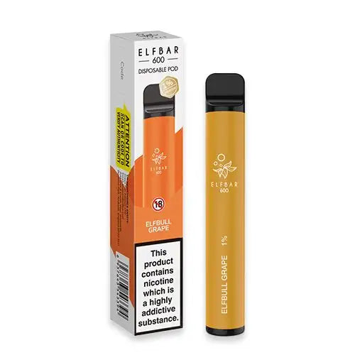 ELFBAR 600 Disposable Vape - 10mg Nicotine Strength - 550mAh Battery