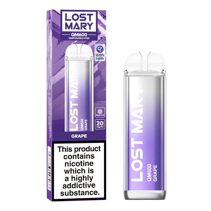Lost Mary QM600 Disposable Vape - 20mg Nicotine Strength
