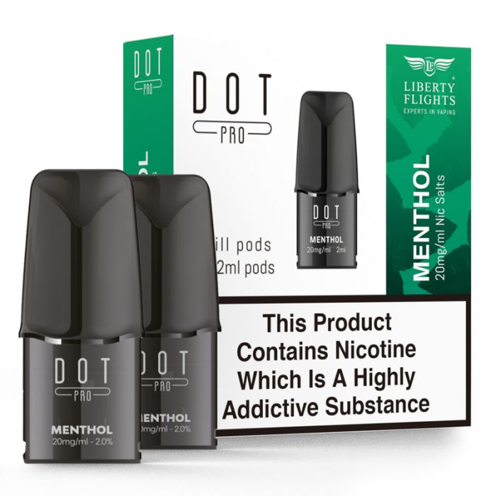 Dot Pro Pods - Twin Pack (Liberty Flights) - 20mg Nicotine Strength