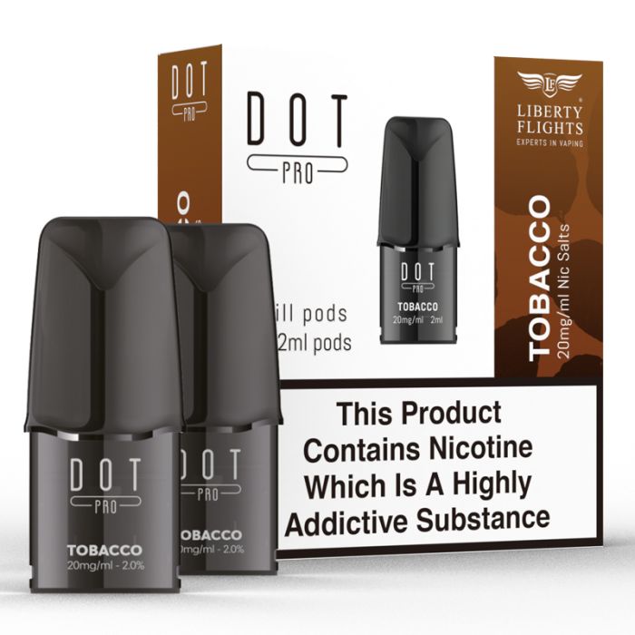 Dot Pro Pods - Twin Pack (Liberty Flights) - 20mg Nicotine Strength