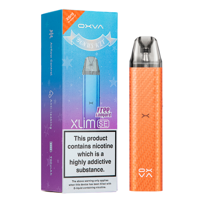 OXVA Xlim SE Bonus Pod Kit - 5W-25W Output Range Elevate Your Vaping Experience - 900mAh Battery