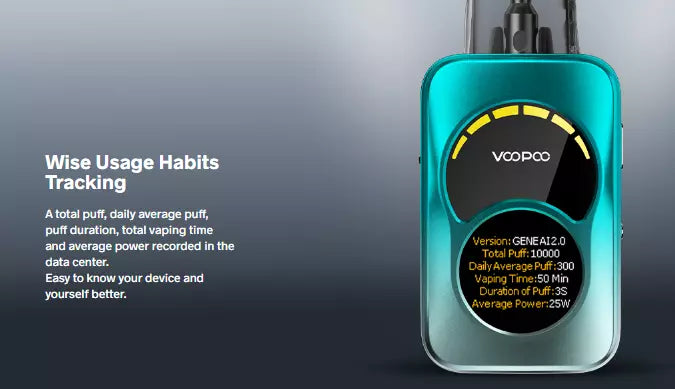 Voopoo Argus A Pod Vape Kit – 1100mAh Battery, 5-30W Adjustable Output, Stepless Airflow, Type-C Charging, OLED Display