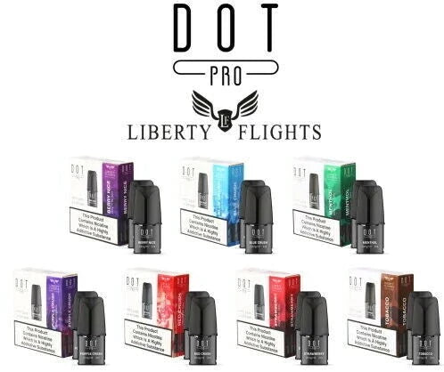 Dot Pro Pods - Twin Pack (Liberty Flights) - 20mg Nicotine Strength