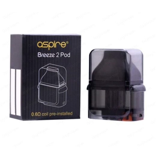 Aspire Breeze 2 Replacement Pod - 1 Pack - 0.6ohm Coil Resistance