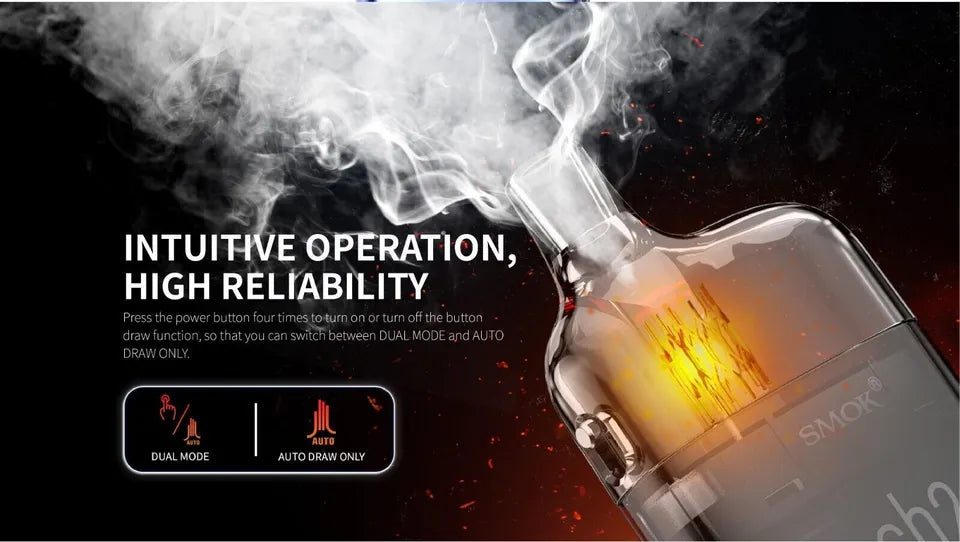 SMOK Tech 247 Pod Vape Kit 1800mAh 30W 2ML Replacement Coils Pods - UK