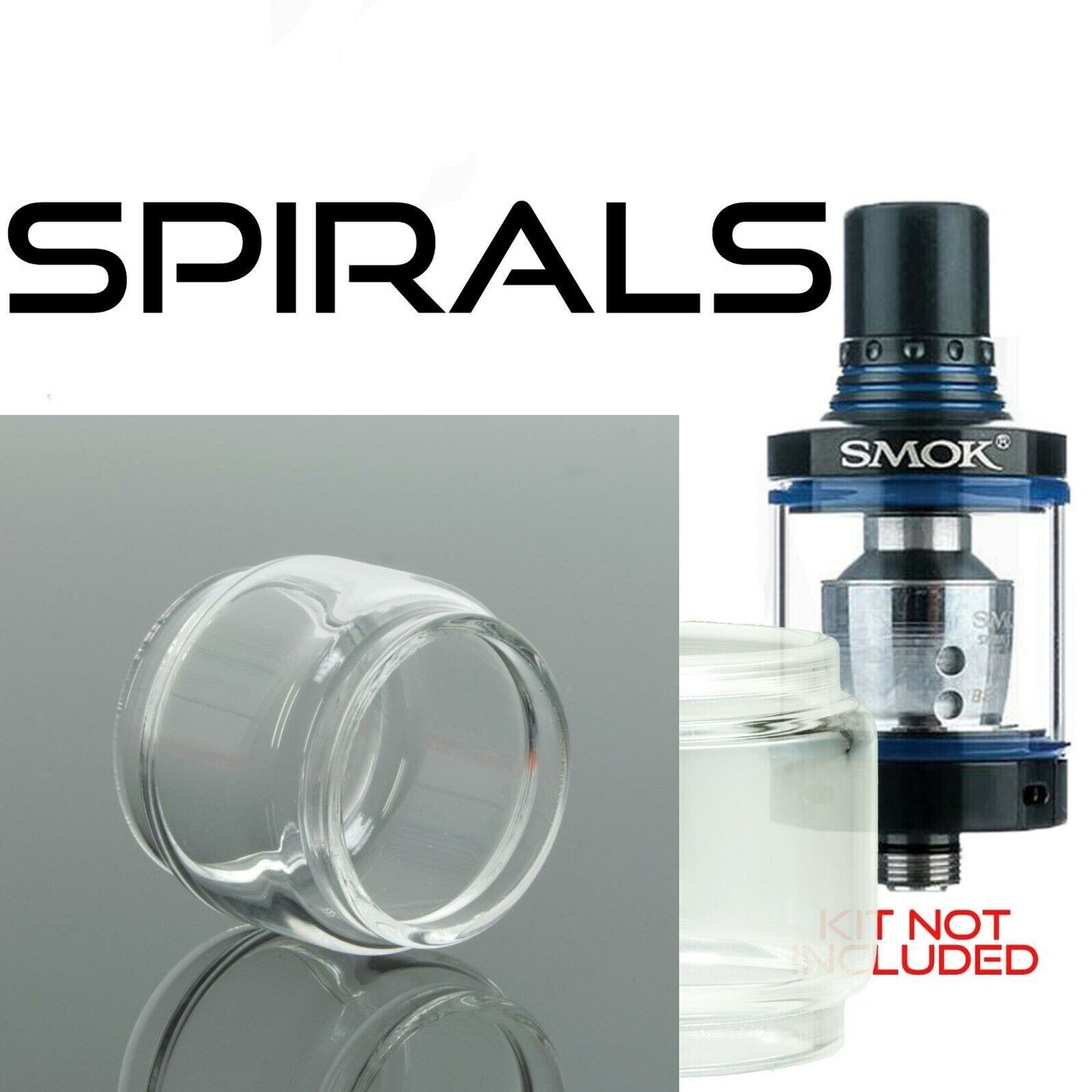 x1 SMOK Bubble Glass for Tanks Kits All Vape Models UK Free & same Day Dispatch