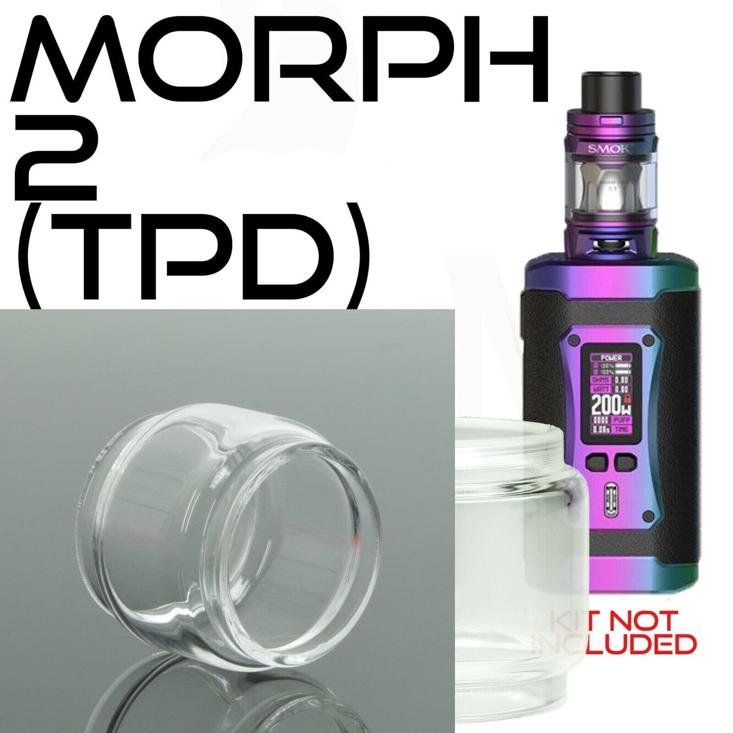 x1 SMOK Bubble Glass for Tanks Kits All Vape Models UK Free & same Day Dispatch