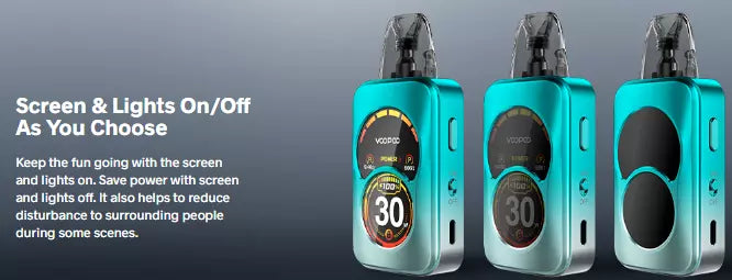 Voopoo Argus A Pod Vape Kit – 1100mAh Battery, 5-30W Adjustable Output, Stepless Airflow, Type-C Charging, OLED Display