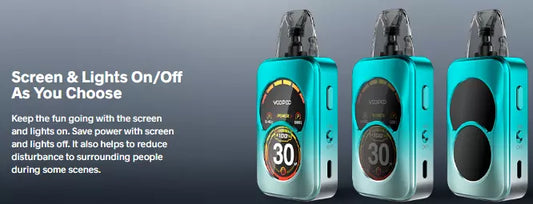 Voopoo Argus A Pod Vape Kit – 1100mAh Battery, 5-30W Adjustable Output, Stepless Airflow, Type-C Charging, OLED Display