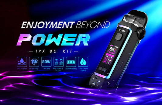 Smok IPX 80 Pod Kit - Experience Power & Endurance with 80W Output - 3000mAh Battery