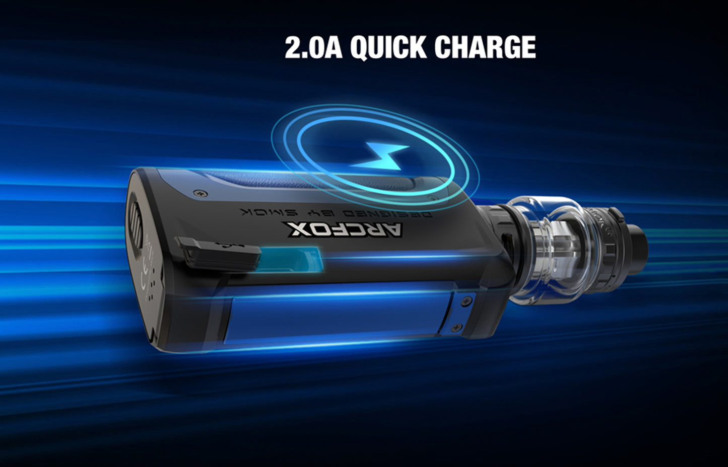 Smok Arcfox Kit - Unleash Quick-Fire Power with 230W & Dual 18650 Batteries
