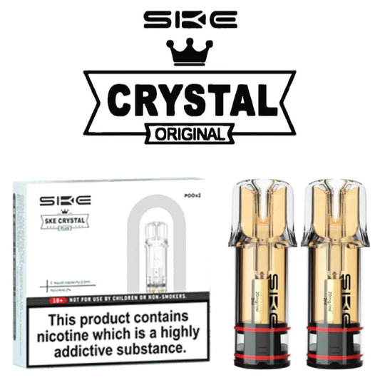SKE Crystal PLUS Prefilled Pods - 2 Pack - 20mg - 1.1Ω Resistance