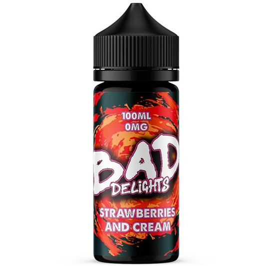 Strawberries Cream E Liquid 100ml By Bad Juice