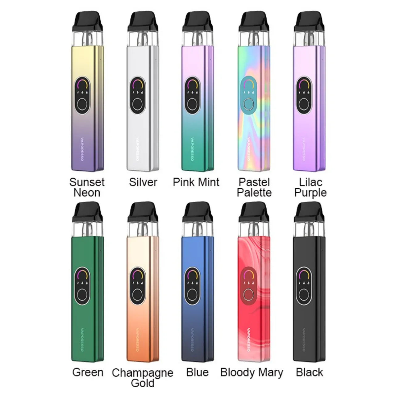 Vaporesso Xros 4 Pod Vape Kit – 1000mAh Battery, 2ml Pod, Variable Power, Adjustable Airflow, MTL Vaping, USB-C Fast Charging