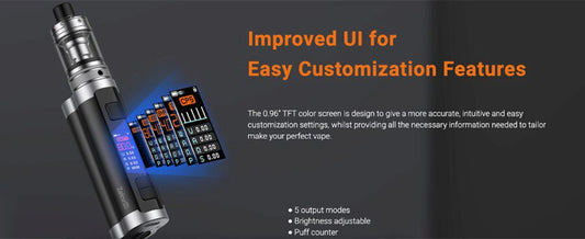 Aspire Zelos X Kit - Unleash Your Vaping Potential with 1-80W Wattage Range - External 18650 Battery