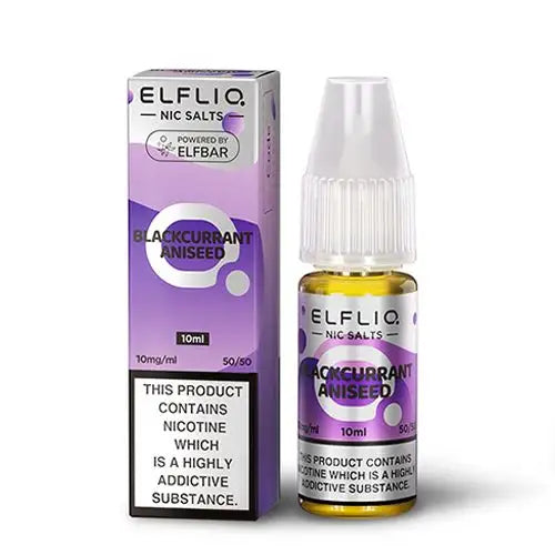 Elf Bar ElfLiq Blackcurrant Aniseed Nic Salt E-Liquid