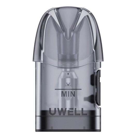 Uwell Caliburn A3S Replacement Pods - 4PK - 0.8Ω or 1.0Ω Resistance - MTL Vaping
