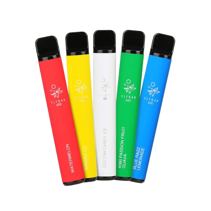 ELFBAR 600 Disposable Vape - 0mg Nicotine Strength - Flavorful & Convenient Vaping