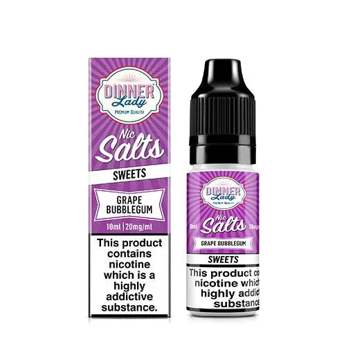 Dinner Lady Grape Bubblegum Nic Salt