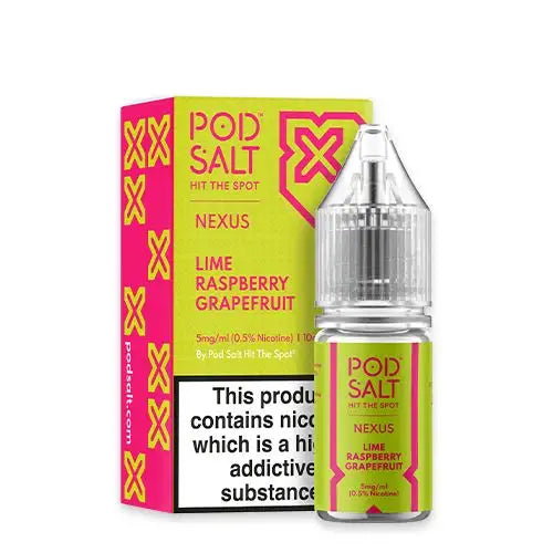 Pod Salt Nexus Lime Raspberry Grapefruit Nic Salt