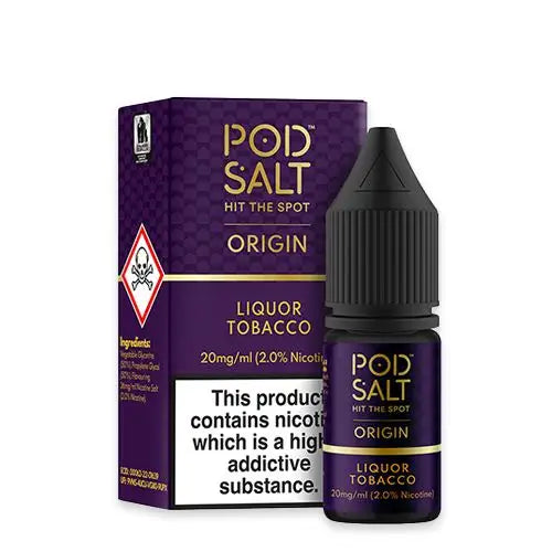 Pod Salt Origin Liquor Tobacco Nic Salt