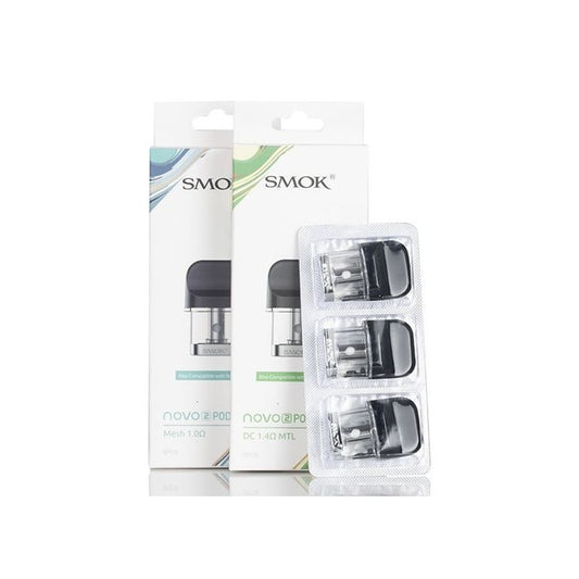Smok Novo 2 Replacement Pods - Pack of 3 - MTL Vaping