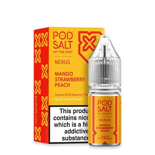 Pod Salt Nexus Mango Strawberry Peach Nic Salt