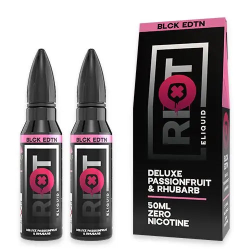 Riot Squad Black Edition Deluxe Passionfruit & Rhubarb - 2 x 50ml Multipack