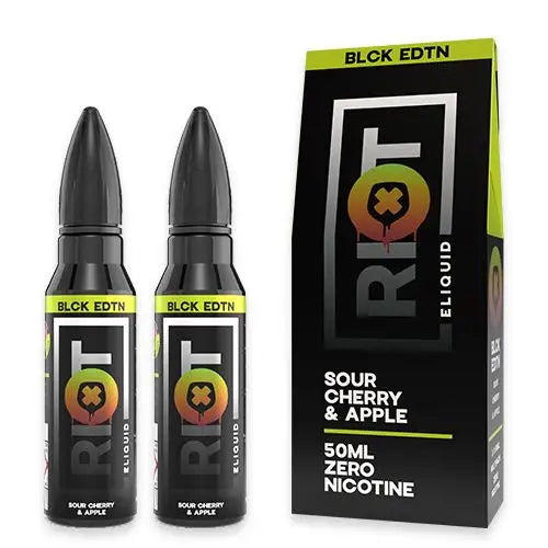 Riot Squad Black Edition Sour Cherry & Apple - 2 x 50ml Multipack