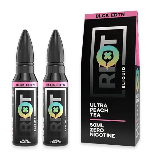 Riot Squad Black Edition Ultra Peach Tea - 2 x 50ml Multipack