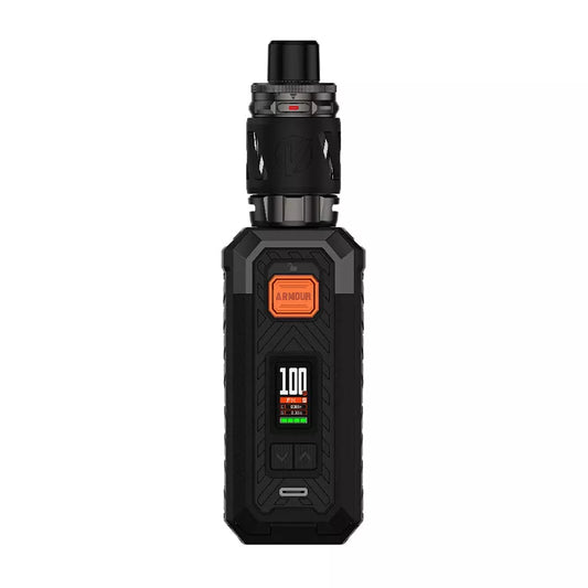 Vaporesso Armour S Vape Kit – 100W Output, 18650/21700 Battery Compatible, iTank 2 with GTi Mesh Coils, DTL Vaping, Robust Design