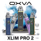 Oxva Xlim Pro 2 Pod Vape Kit – 1300mAh Battery, 5-30W Adjustable Output, 0.56-Inch HD Screen, Auto-Draw, V3 Top Fill Pod Compatibility, Type-C Charging