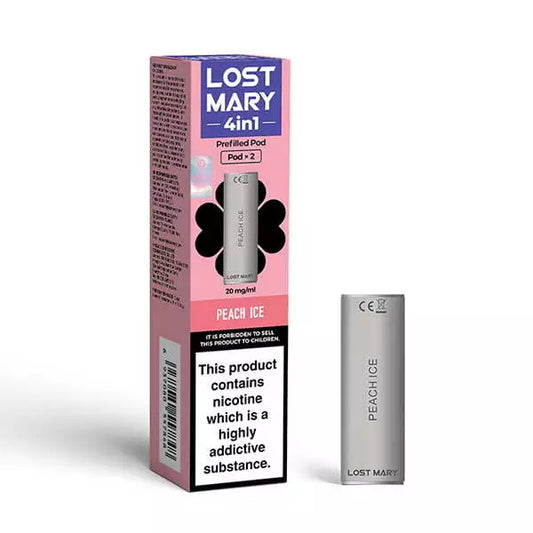 LOST MARY 4 in 1 Vape Twist Pod Kit 3200puff Pen | Replacement 20mg Nic Salt