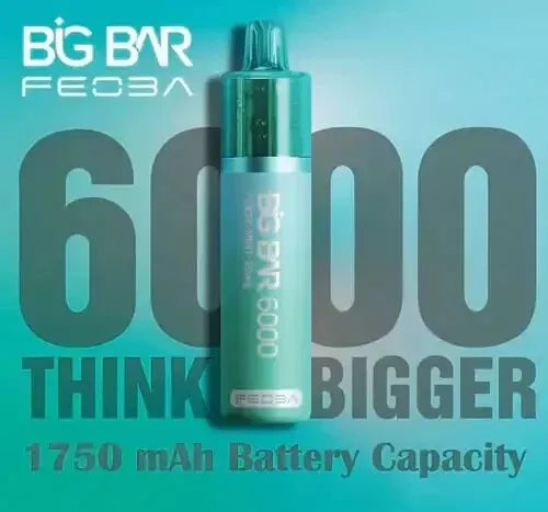FEOBA | Big Bar 6000 Vape Kit 20mg vape 6000 Puffs | Box of 5