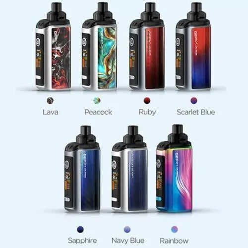 Geekvape Obelisk 65 Pod Vape Kit – 65W Output, Dual 1100mAh Battery, TFT Colour Screen, Fast USB-C Charging, B Series Coil Compatibility