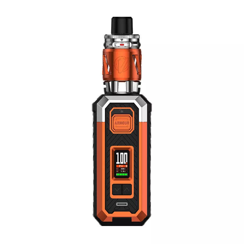 Vaporesso Armour S Vape Kit – 100W Output, 18650/21700 Battery Compatible, iTank 2 with GTi Mesh Coils, DTL Vaping, Robust Design