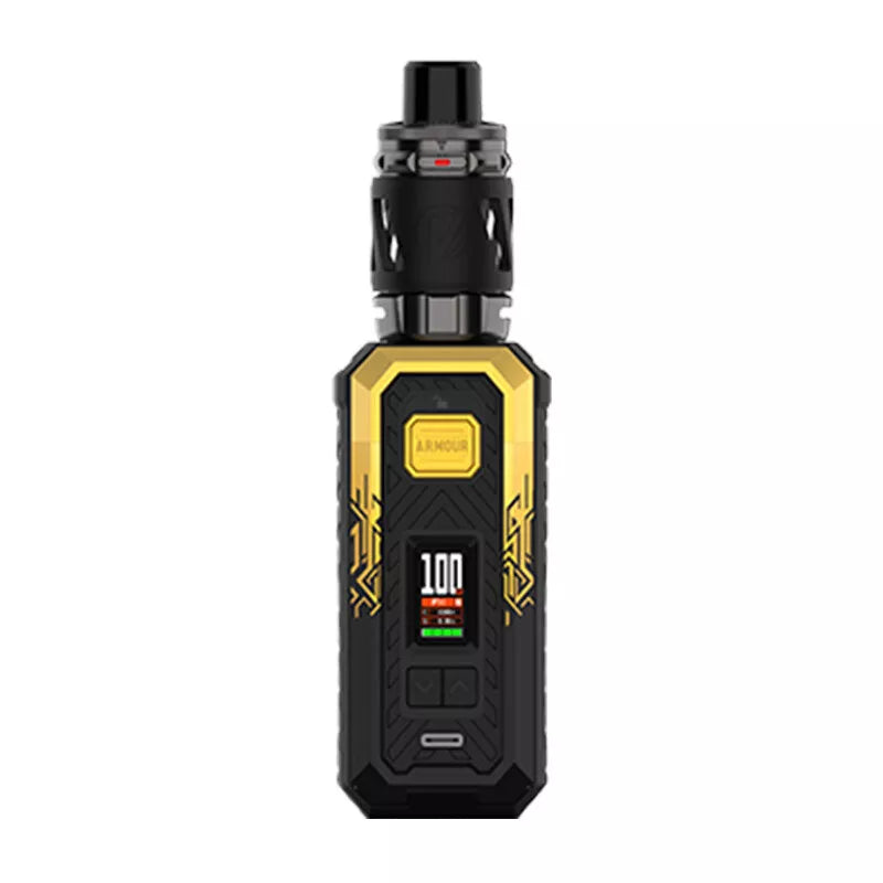 Vaporesso Armour S Vape Kit – 100W Output, 18650/21700 Battery Compatible, iTank 2 with GTi Mesh Coils, DTL Vaping, Robust Design