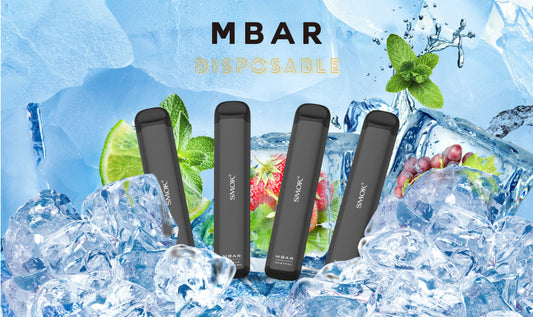 Smok MBAR Disposable Vape - 20mg Nicotine Strength - Up to 300 Puffs - 280mAh Battery