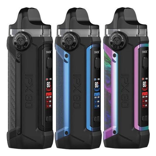 Smok IPX 80 Pod Kit - Experience Power & Endurance with 80W Output - 3000mAh Battery