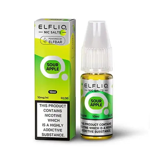 Elf Bar ElfLiq Sour Apple Nic Salt E-Liquid