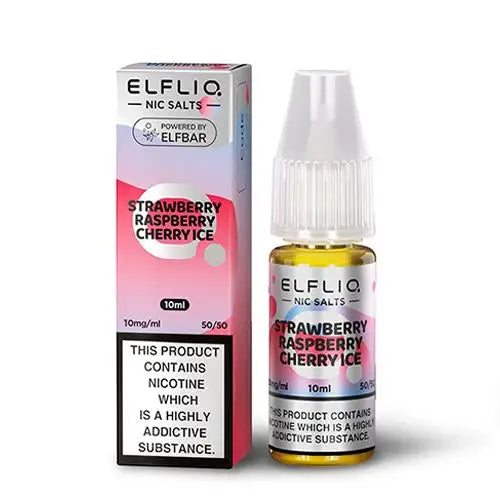 Elf Bar ElfLiq Strawberry Raspberry Cherry Ice Nic Salt E-Liquid